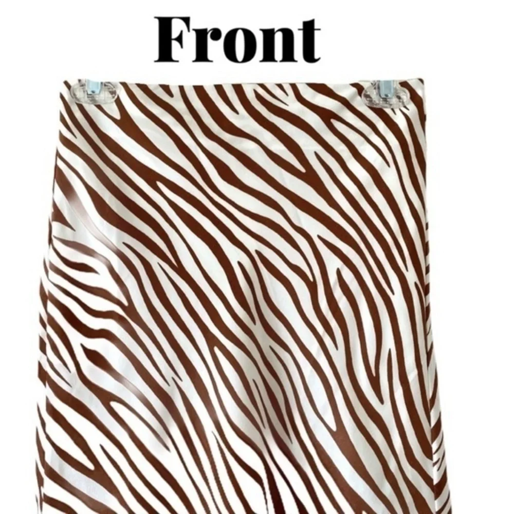 NWOT Anthropologie 4SI3NNA Valeria Zebra Print Skirt